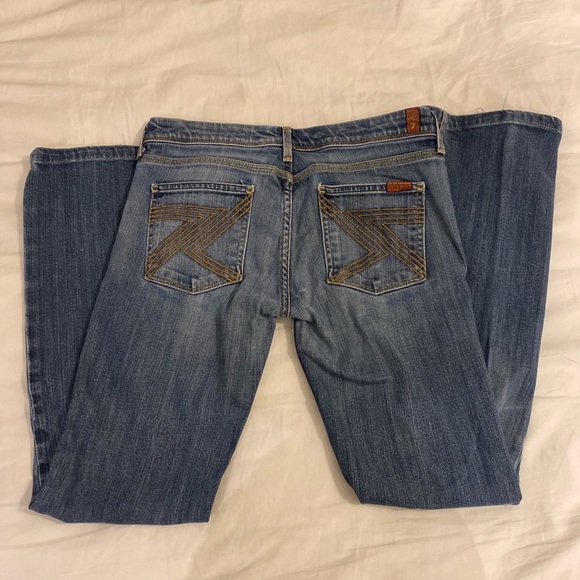 7 for all mankind straight leg jeans - Picture 2 of 3